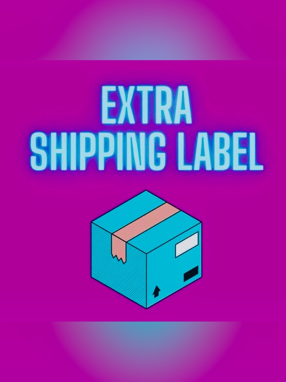 Extra Shipping Label for packages over 5lbs